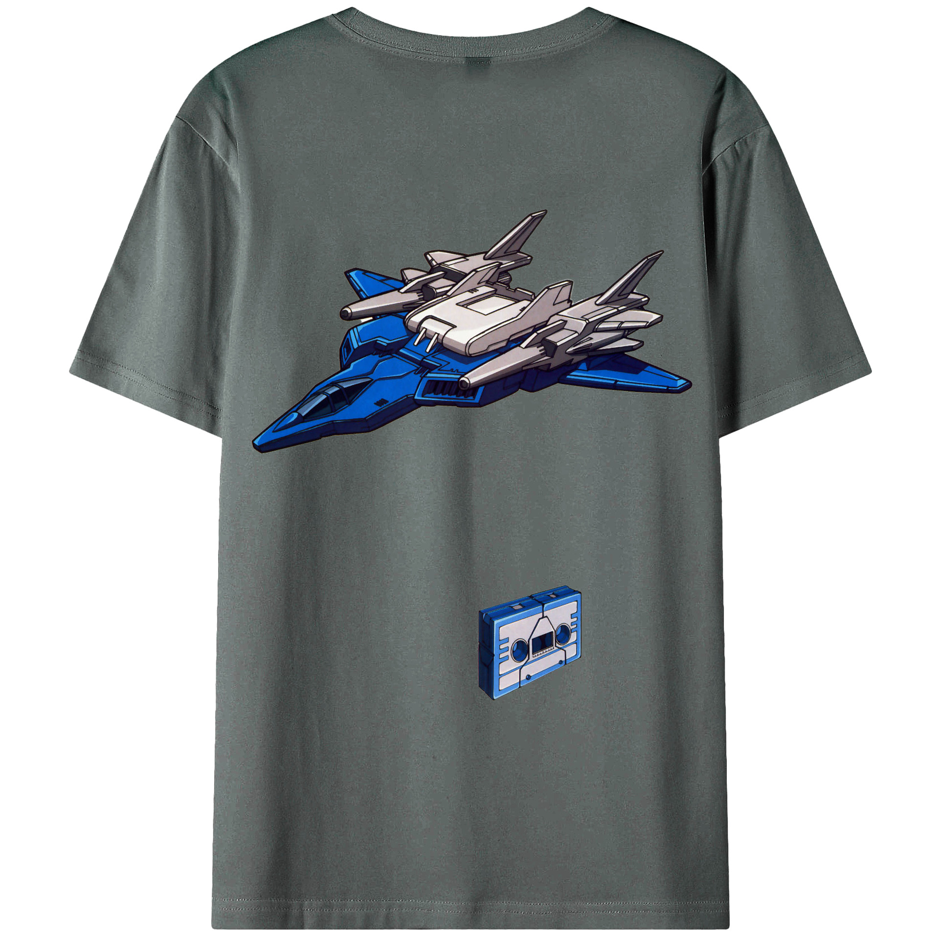（画像用）  綿100％ メンズ半袖Tシャツ（バックプリント） 通気性